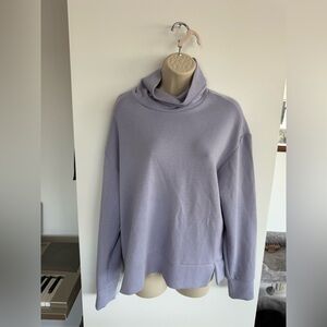 Sage Lavender Cowl Neck Sweater